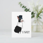 CARTE POSTALE JE DIS : (Debout devant)