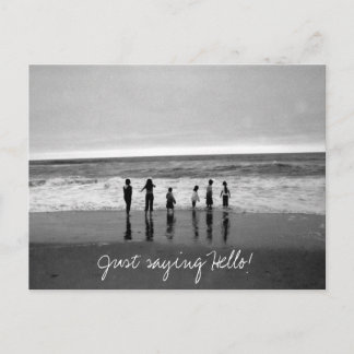 Carte Postale  Je dis bonjour !