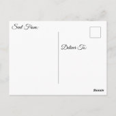 Carte Postale Je Dis Salut. | Cute écureuil photo (Dos)