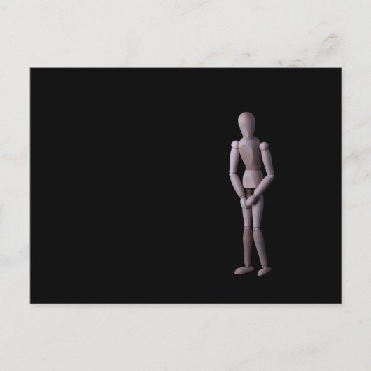 Carte Postale Je Dois Y Aller (Devant)