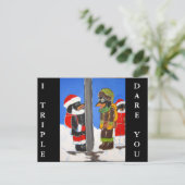 CARTE POSTALE JE DOXIE T'OSE TRIPER (Debout devant)