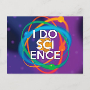 CARTE POSTALE JE FAIS DE LA SCIENCE