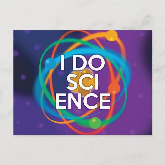 CARTE POSTALE JE FAIS DE LA SCIENCE (Devant)