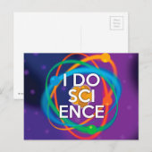 CARTE POSTALE JE FAIS DES SCIENCES (Devant / Derrière)