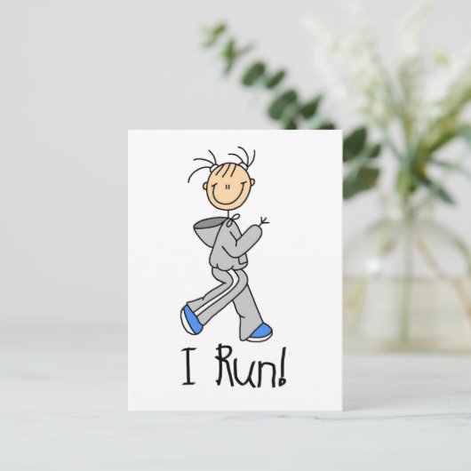 Carte Postale Je fais des T-shirts et des cadeaux (Debout devant)