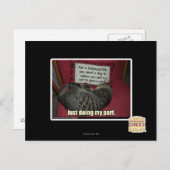 Carte Postale Je fais juste ma part. (Devant / Derrière)