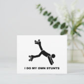 Carte Postale Je Fais Mes Propres Têtes (Debout devant)