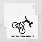 Carte Postale Je Fais Mes Propres Têtes (Devant / Derrière)