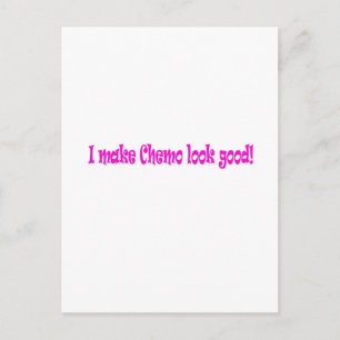 Carte Postale Je fais paraître la chimio