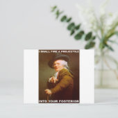 Carte Postale Je Ferai Un Projectile (Debout devant)