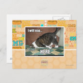 Carte Postale Je ferai une sieste ici (Devant / Derrière)