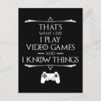 Je Joue À Des Jeux Vidéo Et Connais Des Choses Car