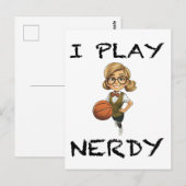 Carte Postale Je joue Nerdy (Devant / Derrière)