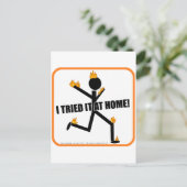 Carte Postale Je l'ai essayé chez moi ! (Debout devant)
