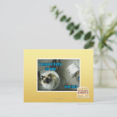 Carte Postale Je l'ai fait peluche fourrure vous (Debout devant)