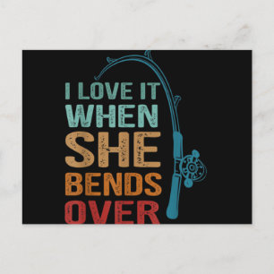 Carte Postale Je L'Aime Quand Elle Se Passe, Pêche Drôle