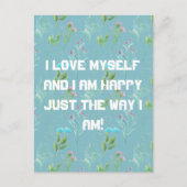 Carte postale Je m'aime (Devant)