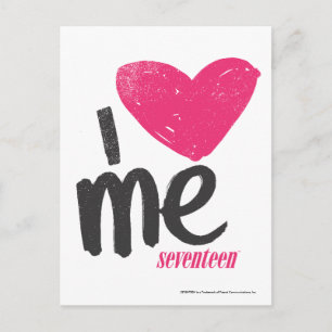 Carte Postale Je Me Coeur Magenta