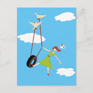 Carte Postale Je me fais entendre avec un peu d'aide de mes amis