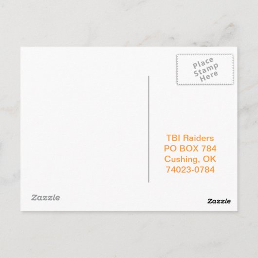 Carte Postale Je M'Engage... (Dos)