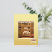 Carte Postale Je m'ennuie. (Debout devant)