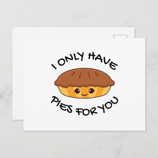 Carte Postale Je N'Ai Que Des Pies Pour Vous (Devant / Derrière)