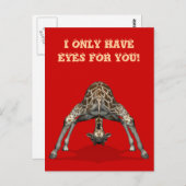 Carte Postale Je N'Ai Que Des Yeux Pour Toi (Devant / Derrière)