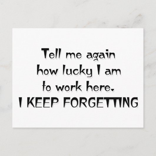 CARTE POSTALE JE N'ARRÊTE PAS (Devant)