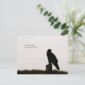 Carte Postale "je n'attendrai pas" (Debout devant)