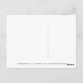 Carte Postale "je n'attendrai pas" (Dos)