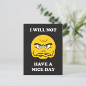 Carte Postale Je N'Aurai Pas Un Beau Jour (Debout devant)