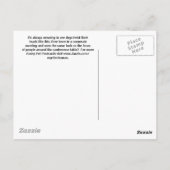 Carte Postale Je ne comprends pas. (Dos)