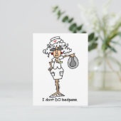 Carte Postale Je ne fais pas de couettes ! (Debout devant)