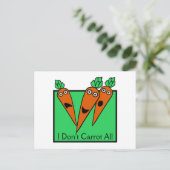 Carte Postale Je ne fais pas la carotte (Debout devant)