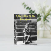 Carte Postale Je ne peux pas attendre de vous revoir ! (Debout devant)