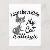 Je ne peux pas avoir d'enfants Mon chat est allerg