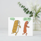 Carte Postale Je ne peux pas m'attraper (Debout devant)