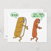 Carte Postale Je ne peux pas m'attraper (Devant / Derrière)