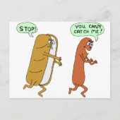 Carte Postale Je ne peux pas m'attraper (Devant)