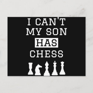 Carte Postale je ne peux pas que mon fils ait des échecs drôles