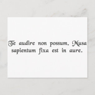 Carte Postale Je ne peux pas vous entendre. Je prends une banane