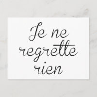 Je Ne Regrette Rien