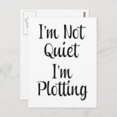 Carte Postale Je ne suis pas calme, je suis en train de voler (Devant / Derrière)