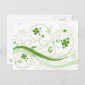 Carte Postale Je ne suis pas irlandais, Embrasse-moi de toute fa (Devant / Derrière)