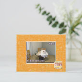 Carte Postale Je ne suis pas sur la table (Debout devant)