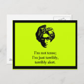 Carte Postale Je ne suis pas tendu (Devant / Derrière)