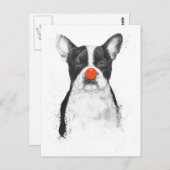 Carte Postale Je ne suis pas ton clown (Devant / Derrière)