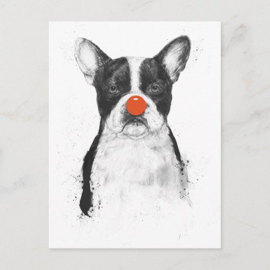 Carte Postale Je ne suis pas ton clown (Devant)