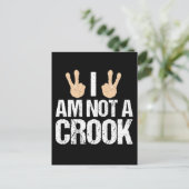 Carte Postale Je ne suis pas un escroc Citation drôle de Richard (Debout devant)