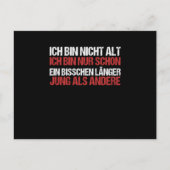 Carte Postale Je ne suis pas vieux, j'ai simplement été jeune un (Devant)